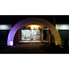 Lighted Inflatable arch for rental